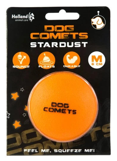 Dog Comets Ball Stardust — M / Oranje