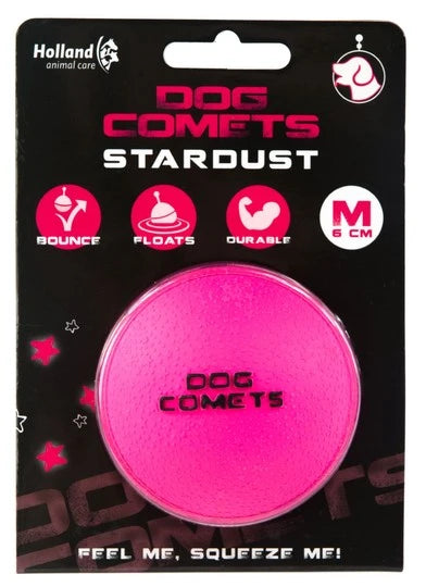 Dog Comets Ball Stardust — M / Roze