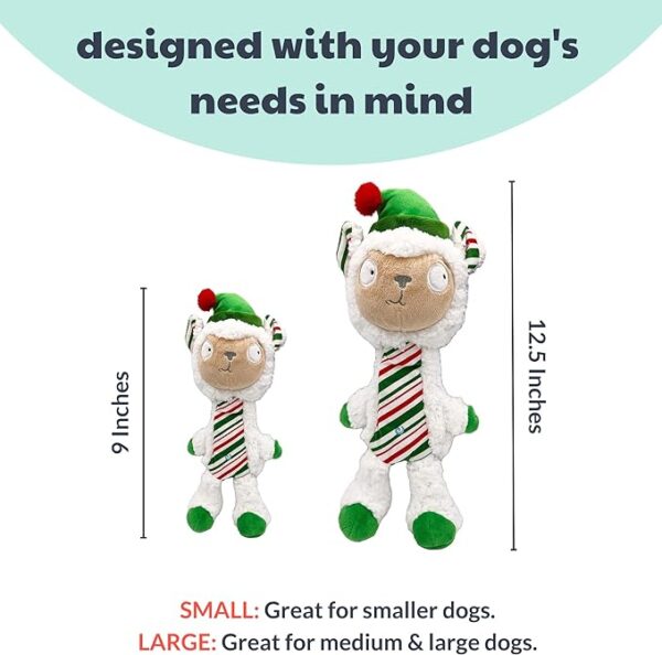 Lulubelles Power Plush Holiday Flapjack Peppermint Llama