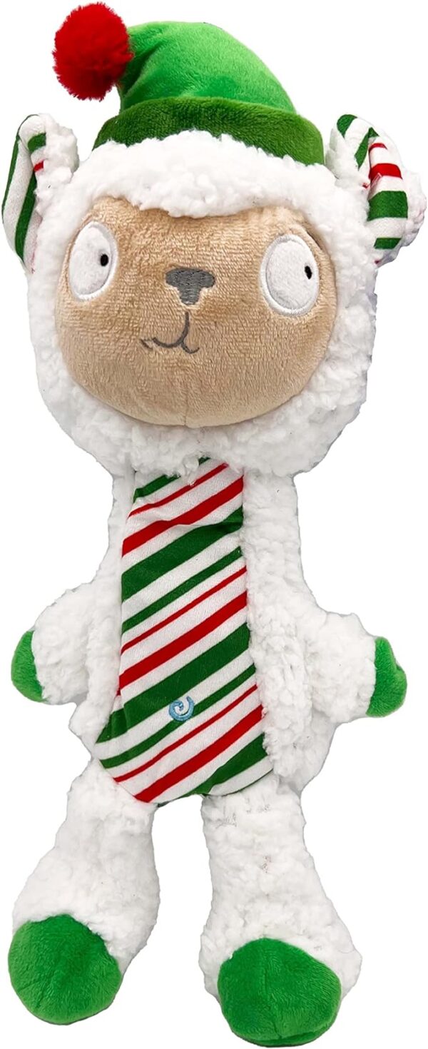 Lulubelles Power Plush Holiday Flapjack Peppermint Llama - Afbeelding 2